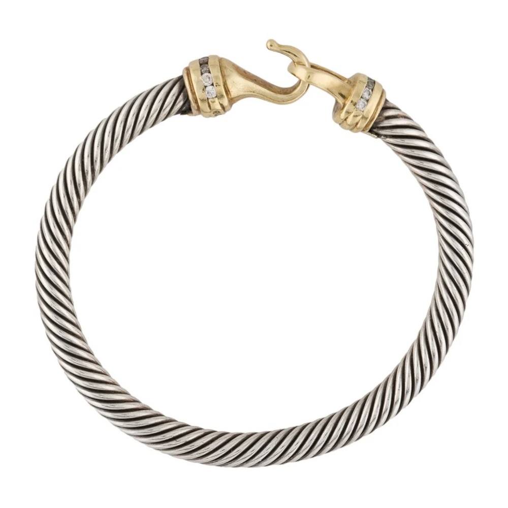 David Yurman Two-Tone Diamond Bracelet